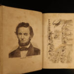 1865 Lincoln Memorial Life & Assassination US President Illustrated Americana