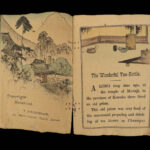 1896 1st ed Japanese Fairy Tales Wonderful Tea Kettle Badger Illustrated Tokyo