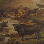 1880 1ed Dairy Farming by Sheldon Agriculture Cattle Color Illustrated Milk Cows
