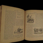 1880 1ed Dairy Farming by Sheldon Agriculture Cattle Color Illustrated Milk Cows