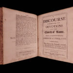 1694 William Sherlock Discourses Concerning Worship Catholic Protestant Pagan 8v