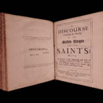1694 William Sherlock Discourses Concerning Worship Catholic Protestant Pagan 8v