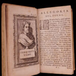 1678 CRUSADES Tasso MINIATURE Jerusalem Delivered Italian Gerusalemme Liberata