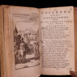 1678 CRUSADES Tasso MINIATURE Jerusalem Delivered Italian Gerusalemme Liberata