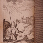1678 CRUSADES Tasso MINIATURE Jerusalem Delivered Italian Gerusalemme Liberata