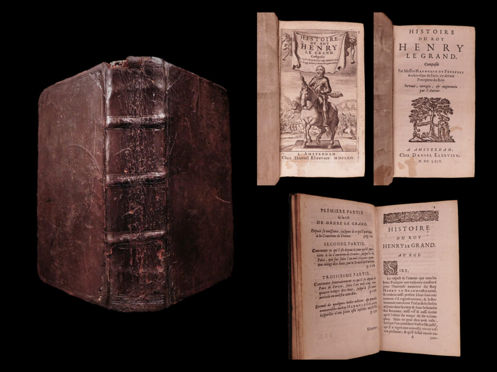Histoire du roy henry le grand. Hardouin de beaumont perefixe.