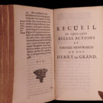1664 History of Henry IV of France Bourbon Perefixe FAMOUS Elzevier BEST ed Rare