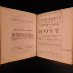 1694 William Sherlock Discourses Concerning Worship Catholic Protestant Pagan 8v