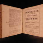 1694 William Sherlock Discourses Concerning Worship Catholic Protestant Pagan 8v