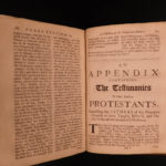 1686 1ed Church Fathers Gother Nubes Testium Catholic Protestant English & Latin