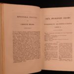 1826 Works of Pompeius Festus Ancient Rome Latin Grammar Flaccus Delphini