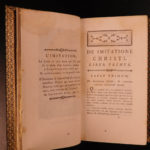 1782 EXQUISITE BINDING Imitation of Christ Thomas a Kempis Catholic Valart