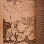 1678 CRUSADES Tasso MINIATURE Jerusalem Delivered Italian Gerusalemme Liberata