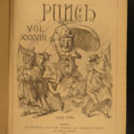 1850-1882 Punch Magazine Illustrated Cartoon Political Satire War Humor 18v
