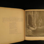 1887 Gustave Doré Masterpieces Illustrated Dante Bible Milton Fontaine Quixote