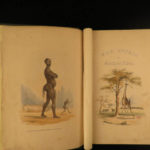 1841 Wild Sports of Southern Africa Harris 1st Big Game Hunting Book Illustrated