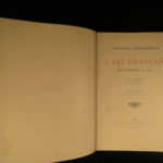1902 1ed Medieval French ART & Architecture Illustrated 2v Molinier Exposition