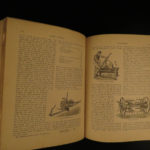 1880 1ed Dairy Farming by Sheldon Agriculture Cattle Color Illustrated Milk Cows
