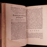1571 Fabricius Virorum Illustrium Famous Lives ROME Josephus Tacitus Strabo