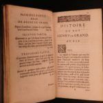 1664 History of Henry IV of France Bourbon Perefixe FAMOUS Elzevier BEST ed Rare