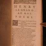 1664 History of Henry IV of France Bourbon Perefixe FAMOUS Elzevier BEST ed Rare