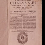 1649 Encyclopedia of Science Mathematics FOLIO Chasseneuz Catalogus Mundi