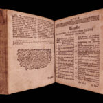 1716 German Cochem Bible Life of Jesus Christ Capuchin Catholic Asceticism RARE