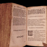 1685 Tasso Jerusalem Delivered CRUSADES Italian Gerusalemme Liberata Muslim RARE