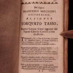 1685 Tasso Jerusalem Delivered CRUSADES Italian Gerusalemme Liberata Muslim RARE