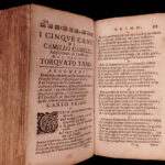 1685 Tasso Jerusalem Delivered CRUSADES Italian Gerusalemme Liberata Muslim RARE