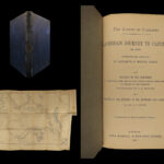 1873 1ed Richard Burton Lands Cazembe Africa Exploration MAP Royal Geographical