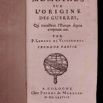 1678 1ed Vauciennes Memoirs on Origins of WAR Thirty Years War Elzevier 2v SET