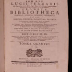 1766 Prompta Bibliotheca Franciscan Ferraris Church Encyclopedia & Canon LAW 8v