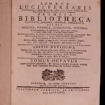 1766 Prompta Bibliotheca Franciscan Ferraris Church Encyclopedia & Canon LAW 8v
