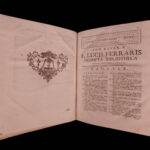 1766 Prompta Bibliotheca Franciscan Ferraris Church Encyclopedia & Canon LAW 8v