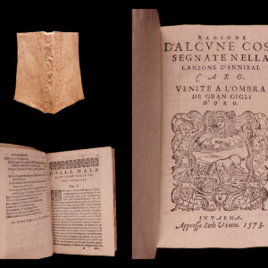 Ragione d’alcune cose segnate nella canzone d’A. Caro. Venite a l’ombra de gran gigli d’oro. Lodovico Castelvetro.