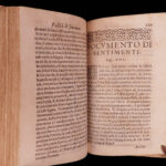 1573 Ragione d’Alcune Cose Castelvetro on Annibal Caro Poetry Italian Language