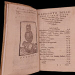 1573 Ragione d’Alcune Cose Castelvetro on Annibal Caro Poetry Italian Language