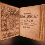 1716 German Cochem Bible Life of Jesus Christ Capuchin Catholic Asceticism RARE