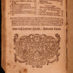 1716 German Cochem Bible Life of Jesus Christ Capuchin Catholic Asceticism RARE