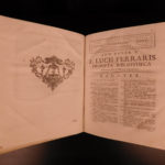 1766 Prompta Bibliotheca Franciscan Ferraris Church Encyclopedia & Canon LAW 8v