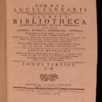 1766 Prompta Bibliotheca Franciscan Ferraris Church Encyclopedia & Canon LAW 8v