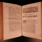 1737 1st ed History of Hungary by Jesuit Kazy Trnava Slovakia Philosophy FOLIO