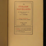 1901 EXQUISITE Italian Novels Facetious Nights Straparola + Pecorone Fiorentino
