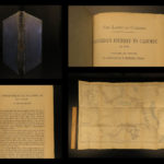 1873 1ed Richard Burton Lands Cazembe Africa Exploration MAP Royal Geographical