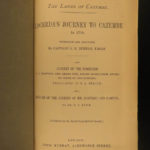 1873 1ed Richard Burton Lands Cazembe Africa Exploration MAP Royal Geographical