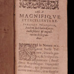 1565 Charles IX Great Ordinance of 1561 France French LAW & Government Chalard