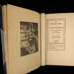 1901 EXQUISITE Italian Novels Facetious Nights Straparola + Pecorone Fiorentino