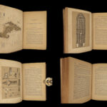 1862 Slave Trade Africa & American Flag Foote Voyages Civil War Slavery Plates