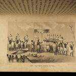 1862 Slave Trade Africa & American Flag Foote Voyages Civil War Slavery Plates